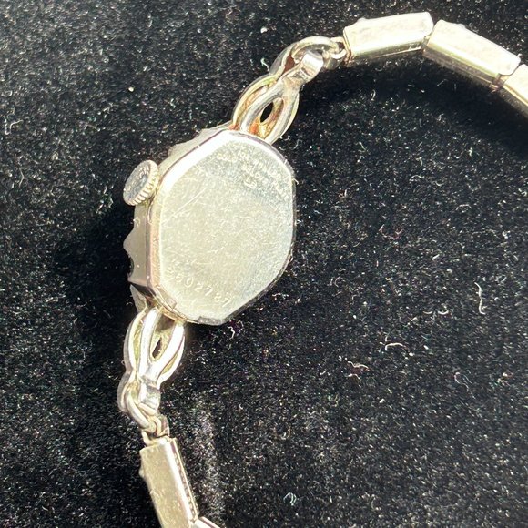 Vintage 1956 Bulova "GODDESS OF TIME" 4 diamonds with 10K R.G.P Women's Watch - Picture 3 of 13